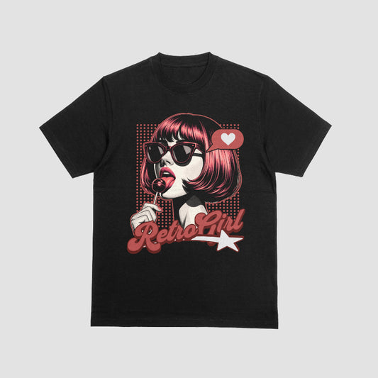 Retro Girl Custom T-shirts
