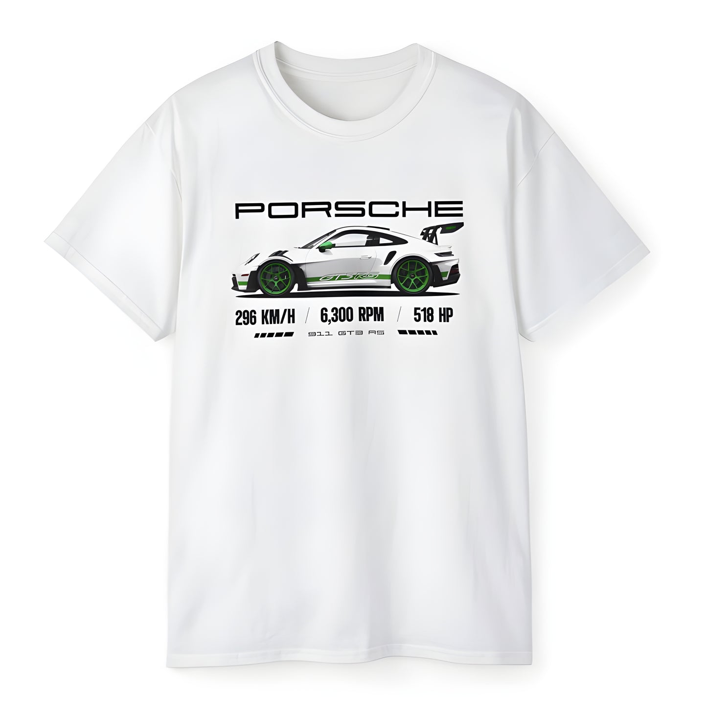PORSCHE WHITE TEE