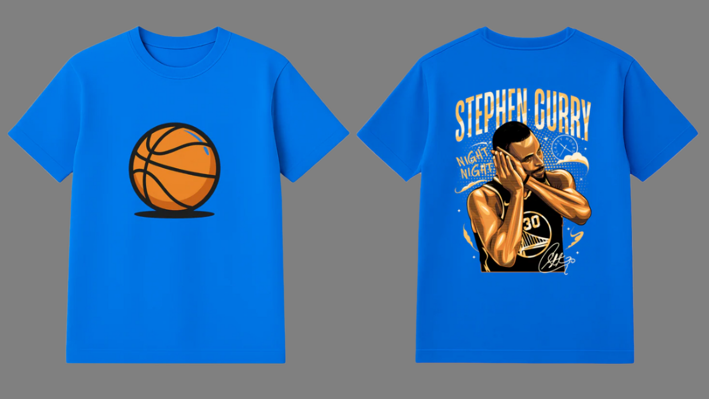 Game On x Stephen Curry | Blue Tee Pack